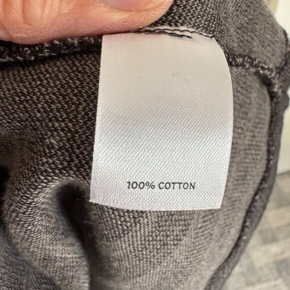 Caslon Dark and Black Cotton Blazer, Size Large - Picture 5 of 7